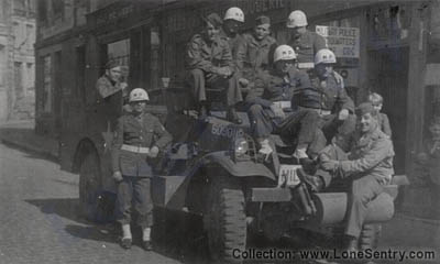 [Military Police and M3 Scout Car in Europe]