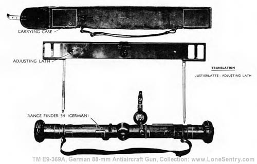 [Figure 110. Range Finder 34 with Adjusting Lath]