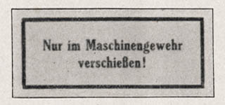 [Figure 88. To be fired only in machine guns!]